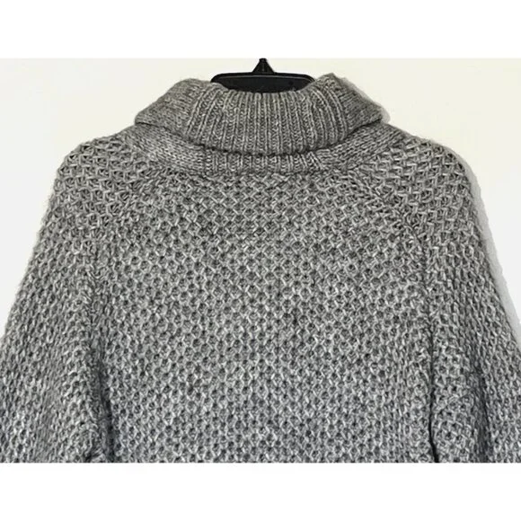 New Filippo Novelli Gray Alpaca Wool Knit Button Cardigan Sweater - Italy - Picture 4 of 7